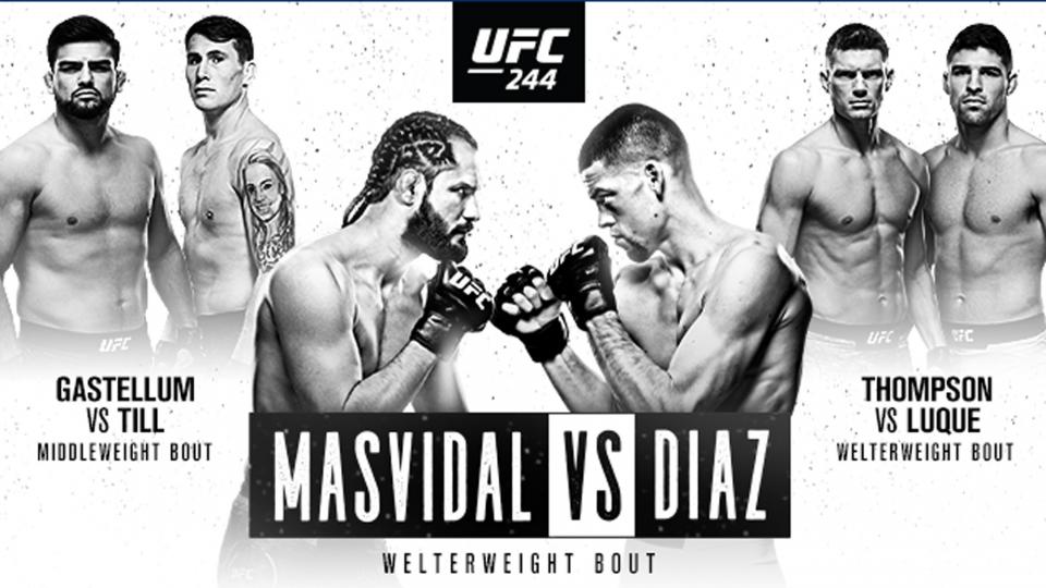 UFC 244: Masvidal vs Diaz Live stream