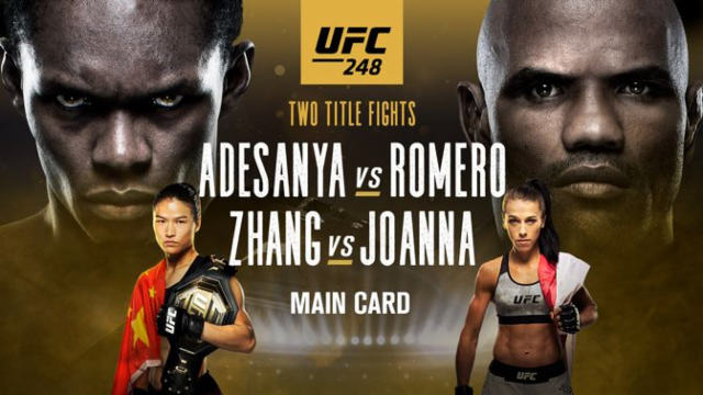 UFC 248 Adesanya vs Romero