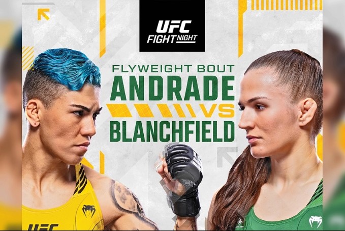 UFC Fight Night 219: Andrade vs Blanchfield Live Stream